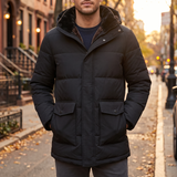 Everett | Men's Puffer Jacket Sherpa-Lined Warm Insulated — lifestyle