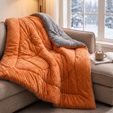 Snugvale | Thick Sherpa Winter Blanket Integrated Quilt Core — lifestyle