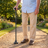 Ingram | Freestanding Folding Walking Stick Lightweight Aluminium — lifestyle